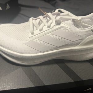 Adidas Ultraboost 5X All-White Sneakers 9.5 Women’s